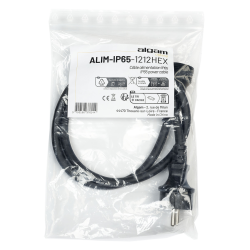 Algam Lighting ALIM-IP65-1212HEX - Câble alim IP65 | Ubico