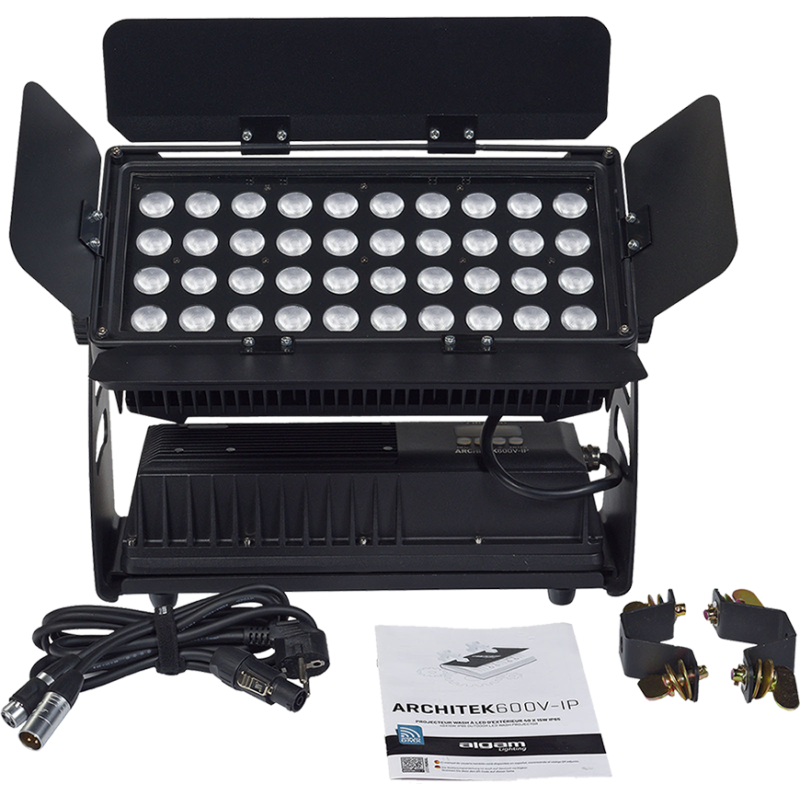 Algam Lighting FL600V-IP - Wash LED extérieur 40x15W IP65