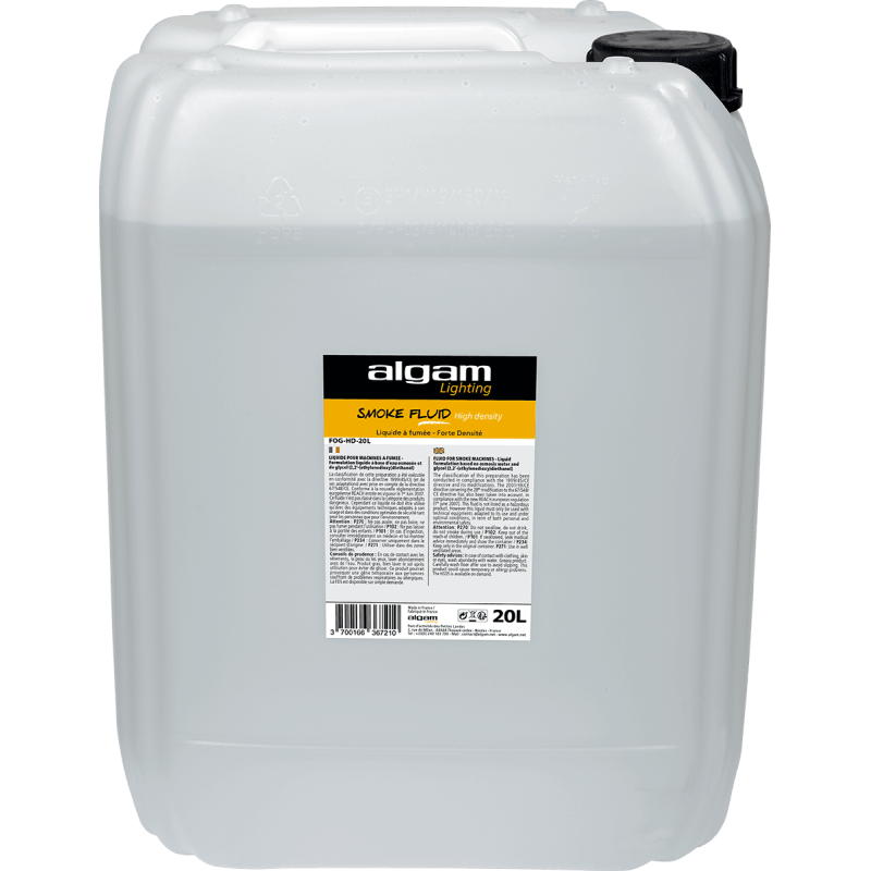 Liquide fumée Algam Lighting FOG-HD-20L forte densité 20 L