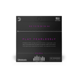 Cordes pour guitare électrique D'Addario NYXL09544 filet nickel, Super Light Plus, 9.5-44