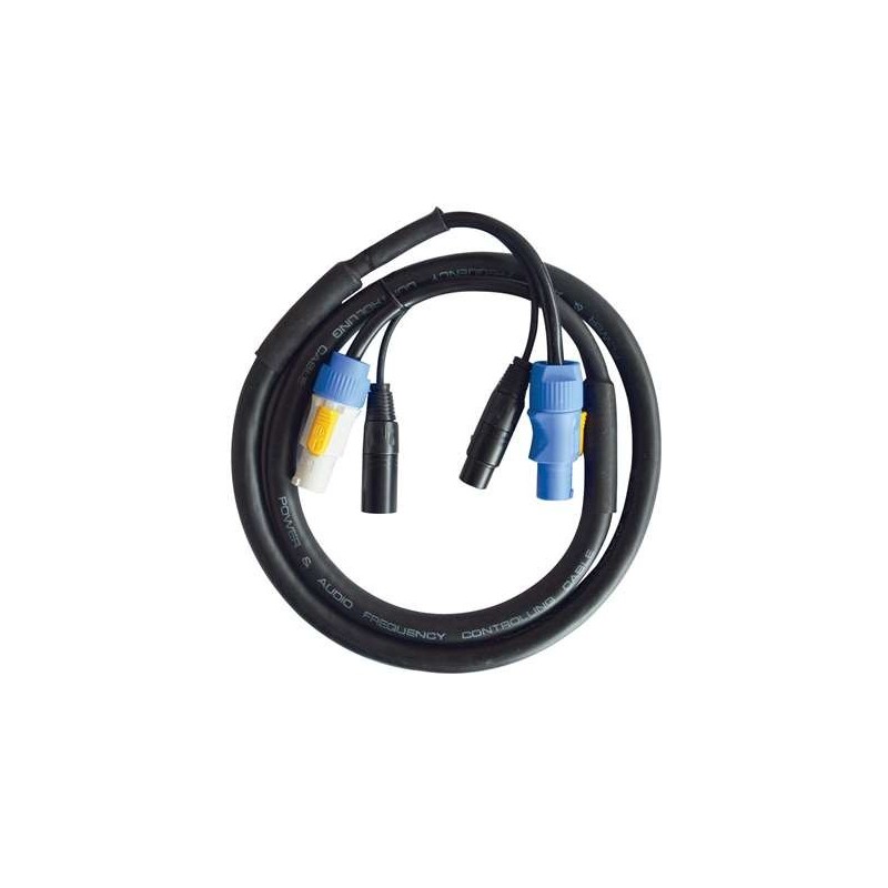 Cordon hybride POWERCON XLR  5m
