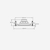 Audiophony PA CHP610 - Plafonnier 2 voies 6 ligne 100V ABS 2,5/5/10W