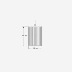 Audiophony PA SHP510 - Enceinte IP55 suspendre 5 L70/100V alu 2,5/10W