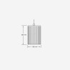 Audiophony PA SHP510 - Enceinte IP55 suspendre 5 L70/100V alu 2,5/10W