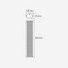 Audiophony PA CLS660 - Colonne aluminium 6X2,5 100V 30/60W - IP44