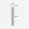 Audiophony PA CLS880 - Colonne aluminium 8x2,5 100V 40/80W - IP44