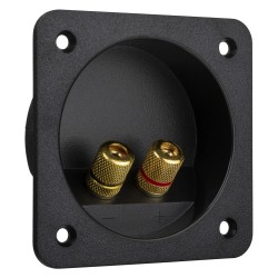 JB Systems TE10 - Plaque de connection pour enceinte avec 2 borniers