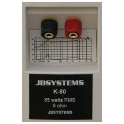 JB Systems K-80/White (1 pair) - Haut-parleur imperméabilisé: 8" - 85W