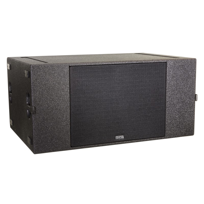 Synq SQ-218 - Caisson de basses équipé de deux haut-parleurs de 18 po