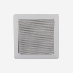 Audiophony PA CHP520SQ - Plaf. carré 2 voies 4' ABS blanc 100V 5/10/20