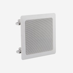 Audiophony PA CHP520SQ - Plaf. carré 2 voies 4' ABS blanc 100V 5/10/20