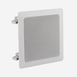 Audiophony PA CHP630SQ - Plaf. carré 2 voies 5' ABS blanc 100V 7,5/15/