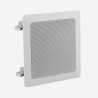 Audiophony PA CHP630SQ - Plaf. carré 2 voies 5' ABS blanc 100V 7,5/15/