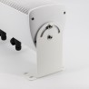 Audiophony PA FIXlineW - Support mural pour colonne horizontale blanc