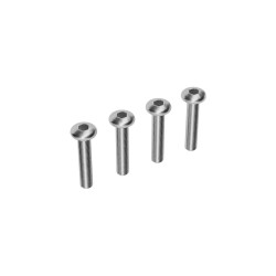 Hilec Kitscrew8x40S - Kit de 4 vis 8x40 silver pour Sline441W et FIXli