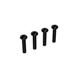 Hilec Kitscrew8x40B - Kit de 4 vis 8x40 black pour Sline441B et FIXlin