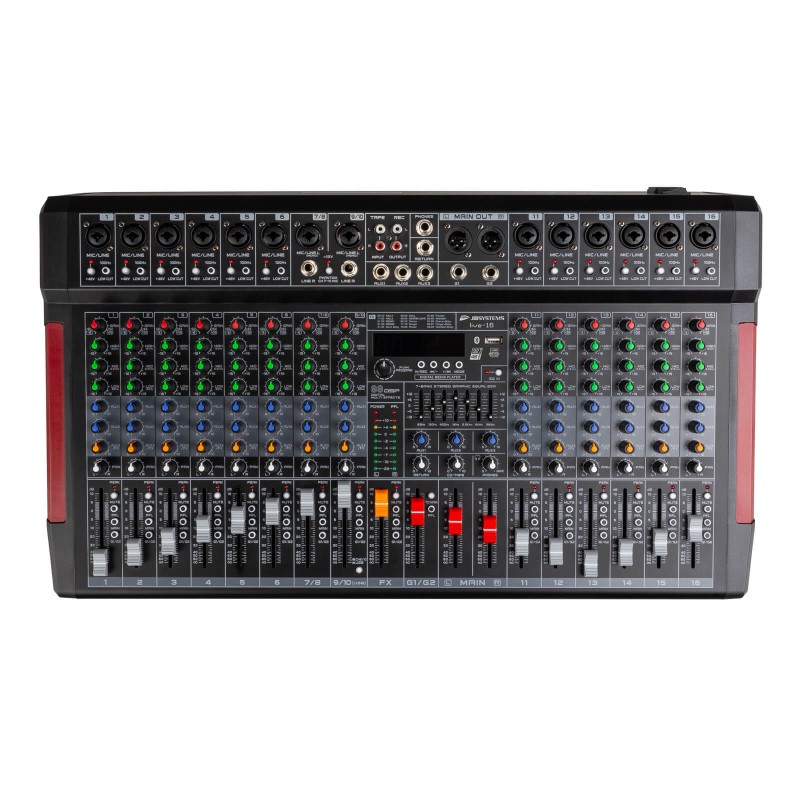 JB Systems LIVE-16 - Console de mixage audio d’un excellent rapport qu