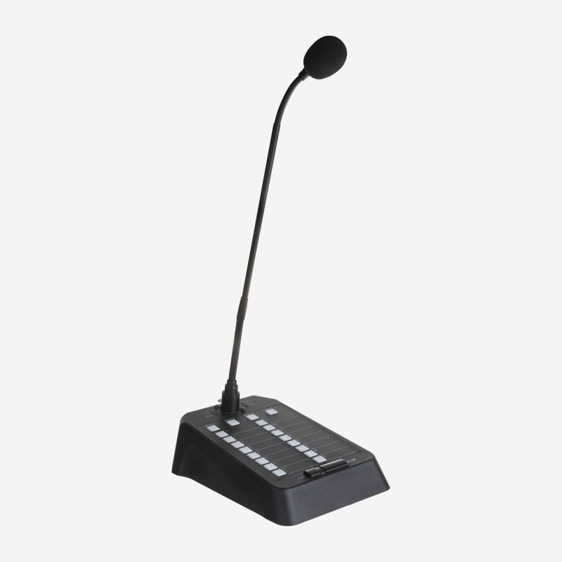 Audiophony PA MIC-DESK16M - Pupitre micro 16 zones pour matrice