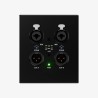 Audiophony PA AmiD4 - Boitier mural DANTE 2 entrées 2 sorties Jack/XLR