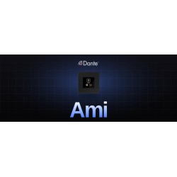Audiophony PA AmiD2b - Boitier mural DANTE Bluetooth RCA - PoE - Noir