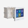 Audiophony PA WALLAMPtouch - Ampli mural 2x10W touch screen SD/BT/Radi