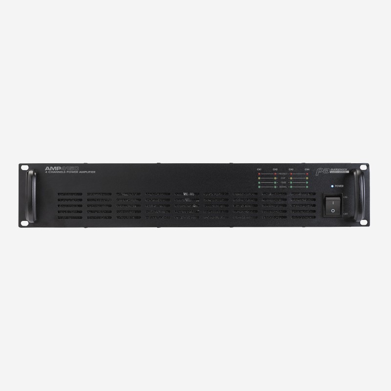 Audiophony PA AMP4150 - Amplificateur classe D - 4 x 150W 70/100 V