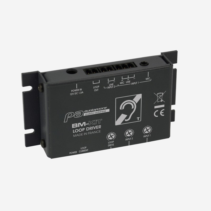 Audiophony PA BM-KIT - KIT amplificateur de boucle pour comptoir