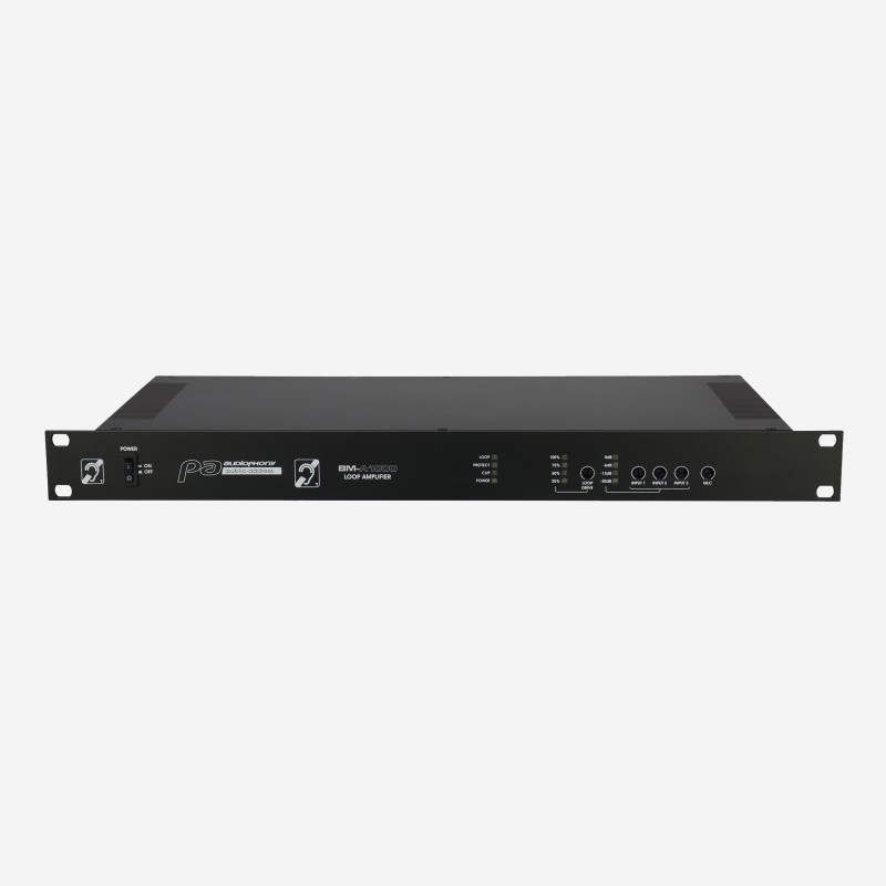 Audiophony PA BM-A1000 - Amplificateur de boucle pour surface de 1000m