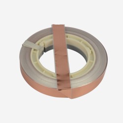 Audiophony PA BM-Cu50 - Ruban cuivre 50m - 18mm large x 0,1mm d'épaiss