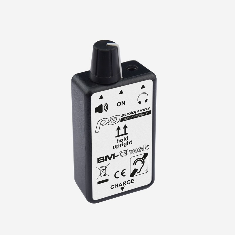 Audiophony PA BM-Check - Simul prothèse pour ampli de boucle avec casq