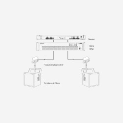 Audiophony PA TFS20 - Transfo. 20W Input 2.5/5/10/20w in 100v out 8Ohm