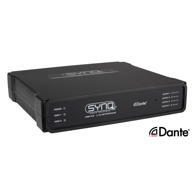 Synq DBI-04 - Interface audio analogique / réseau DANTE® de qualité s