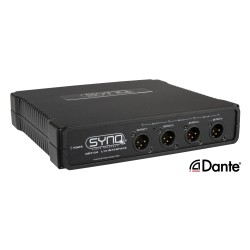 Synq DBT-04 - Interface audio analogique / réseau DANTE® de qualité s