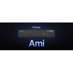 Audiophony PA Ami04D - Matrice audio numérique 4x4 + Dante 4x4 - DSP -