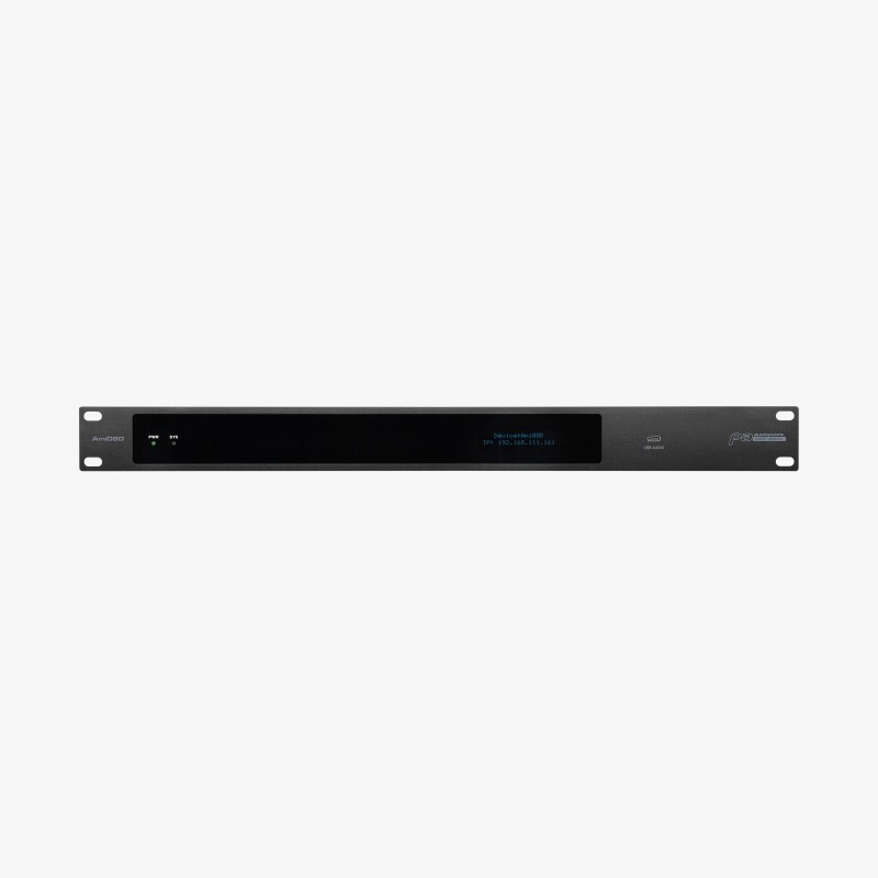 Audiophony PA Ami08D - Matrice audio numérique 8x8 + Dante 8x8 - DSP -