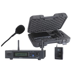 Audiophony PACK-UHF410-Lava-F8 - Récept. UHF+body+Lavallier+malette
