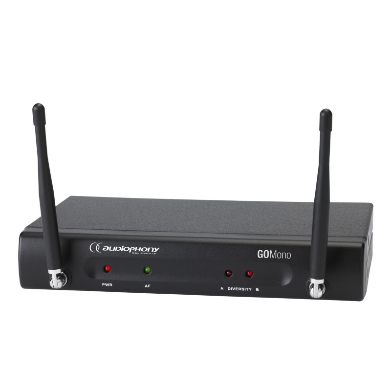Audiophony GO-Mono-F5 - Récept UHF diversity 16 fréq pour 1 émet 500MH