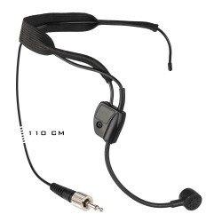 JB Systems HF-HEADSET FITNESS - Microphone à condensateur très robuste