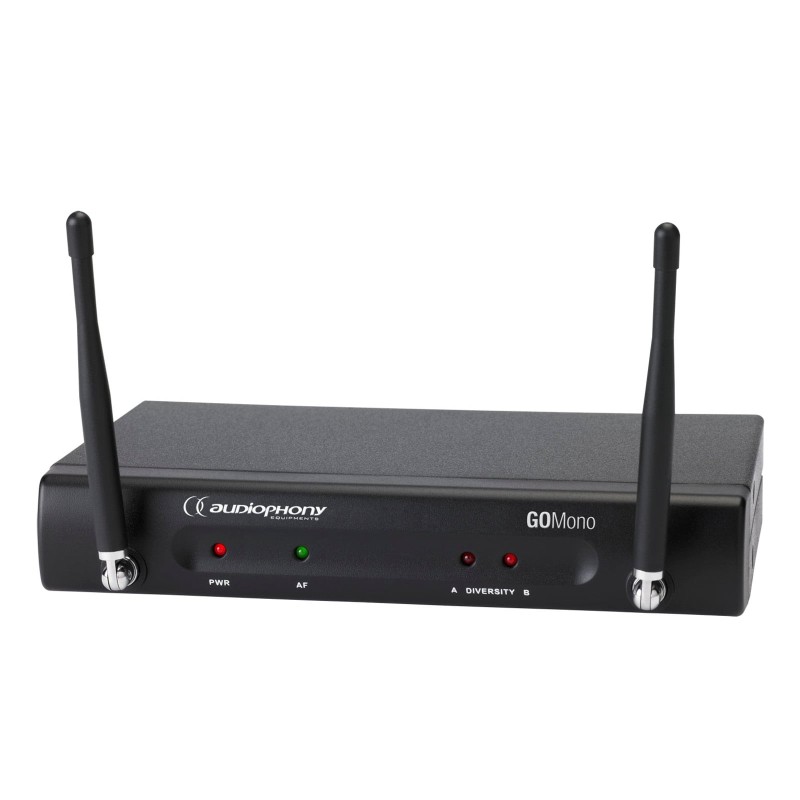 Audiophony GO-Mono-F6 - Récept UHF diversity 16 fréquences - 600MHz