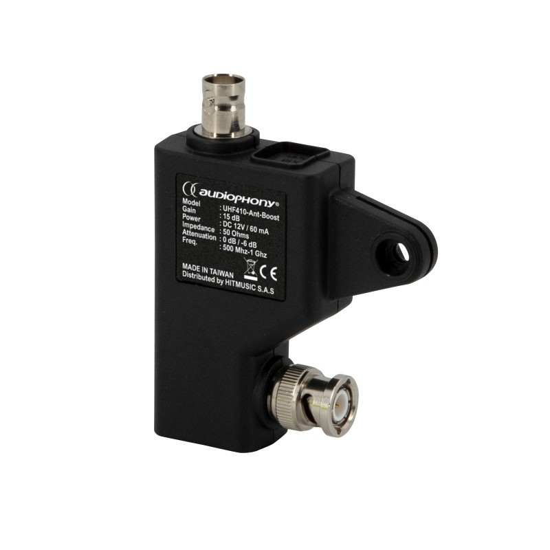Audiophony UHF410-Ant-Boost - Booster pour UHF410-Ant 500MHz - 1GHz