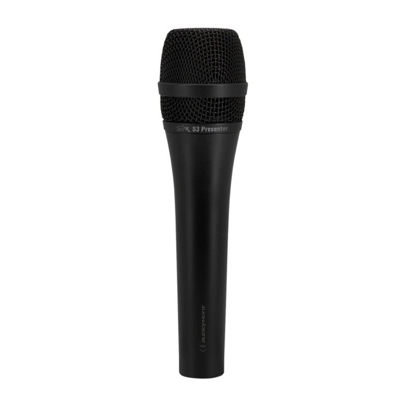 Audiophony Air S3 Presenter - Micro Main Dynamique, SuperCardioïde ave