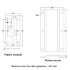 Audiophony BS/6-1 - Support mural orientable pour enceinte jusqu'à 20k