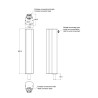 Audiophony iLINEspace60 - Réhausse 60cm pour iLINE83B