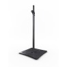 Hilec Stick-SB - Pied enceinte embase lourde carrée 1m80 - Noir