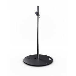 Hilec Stick-RB - Pied enceinte embase lourde ronde 1m80 - Noir