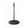 Hilec Stick-RB - Pied enceinte embase lourde ronde 1m80 - Noir