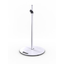 Hilec Stick-RW - Pied enceinte embase lourde ronde 1m80 - Blanc
