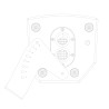Audiophony MYOS08sup - Lyre de suspension pour Myos8