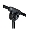 Hilec MS-25 - Pied de microphone avec perche orientable réglable