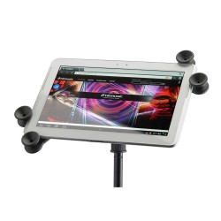 Hilec MEDIA2 - Support pour tablette à fixer sur pied de micro